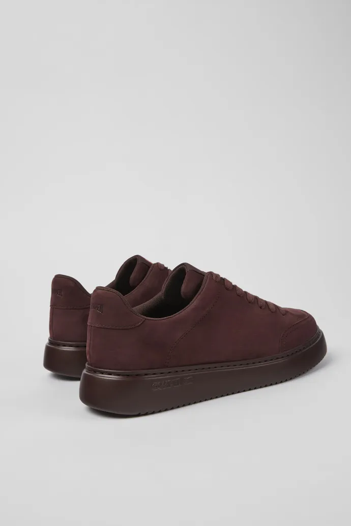 Runner K21 Burgundy nubuck sneakers for men