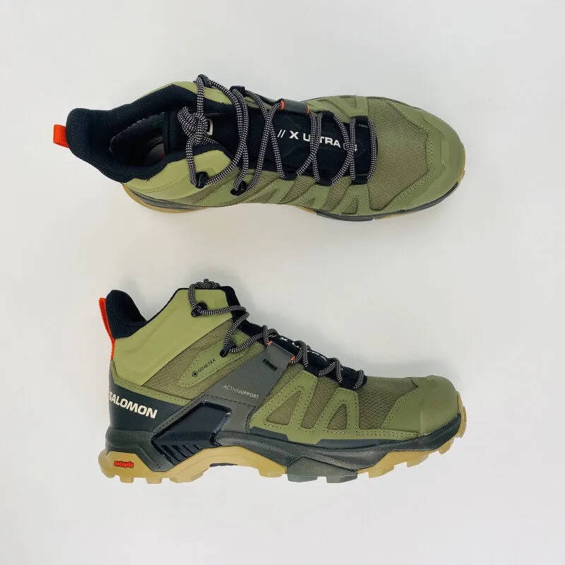 Salomon X Ultra 4 Mid GTX - Second Hand Running shoes - Men's - Green - 42.2/3 | Hardloop