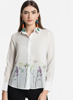 Shirt With Floral Print