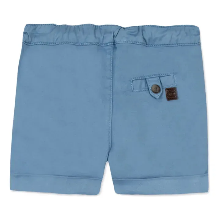 SHORT10-BLEU LAVE