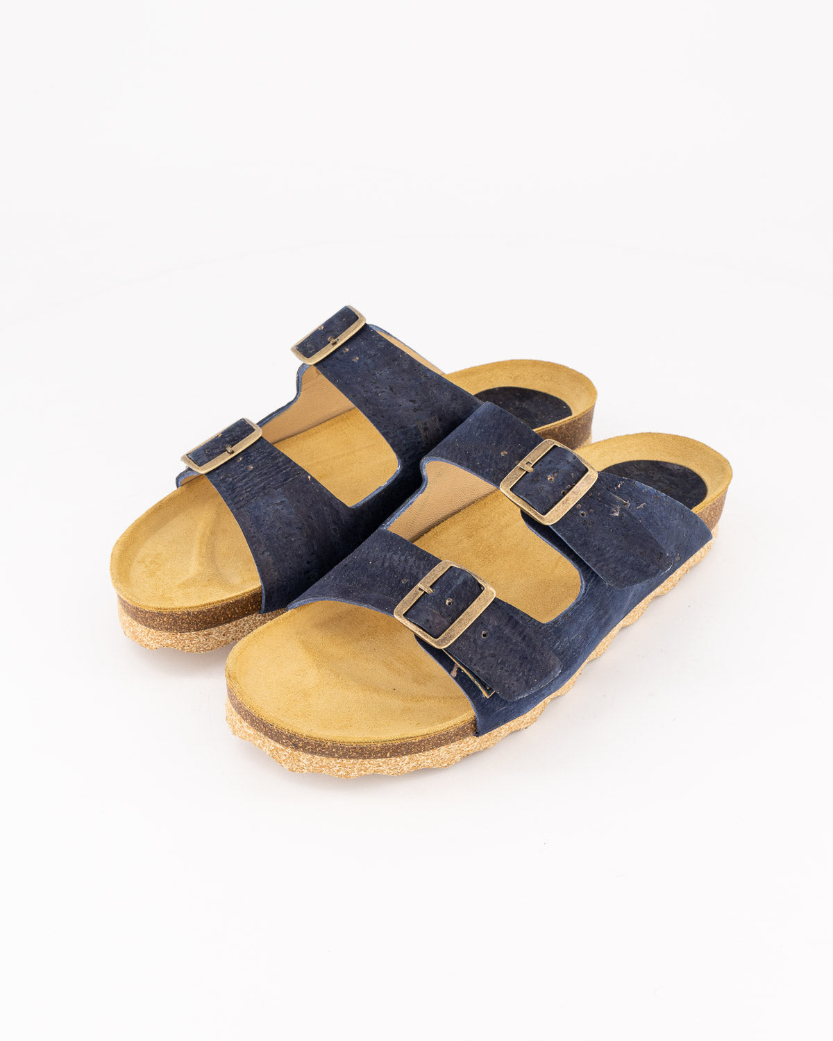 Signature Cork Sandal - Navy