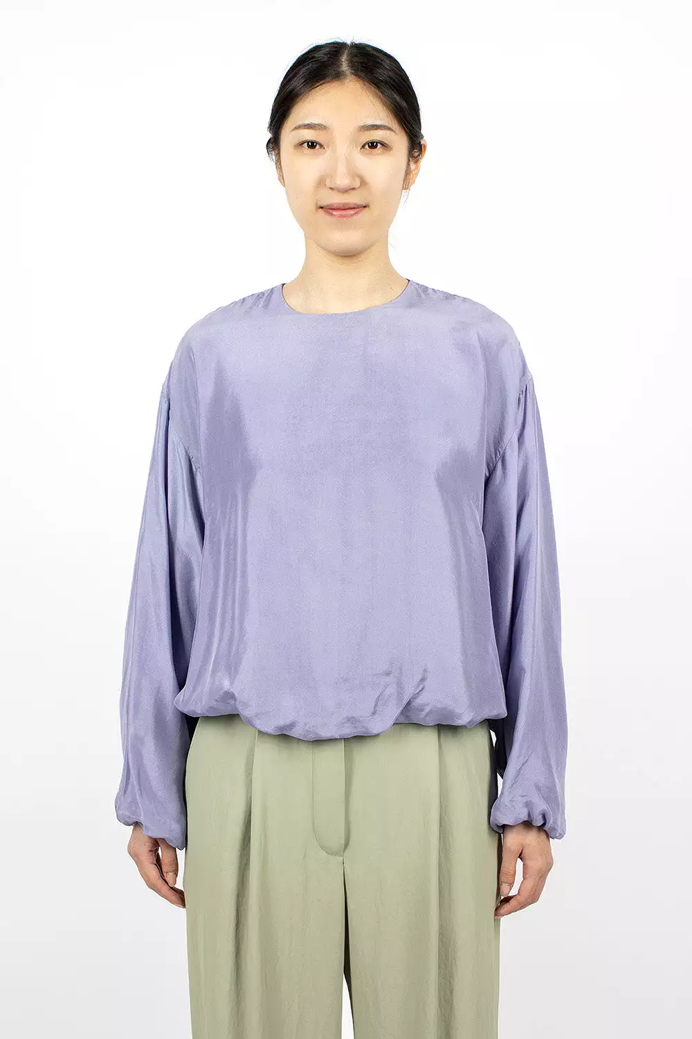 Silk Blouse Lavender