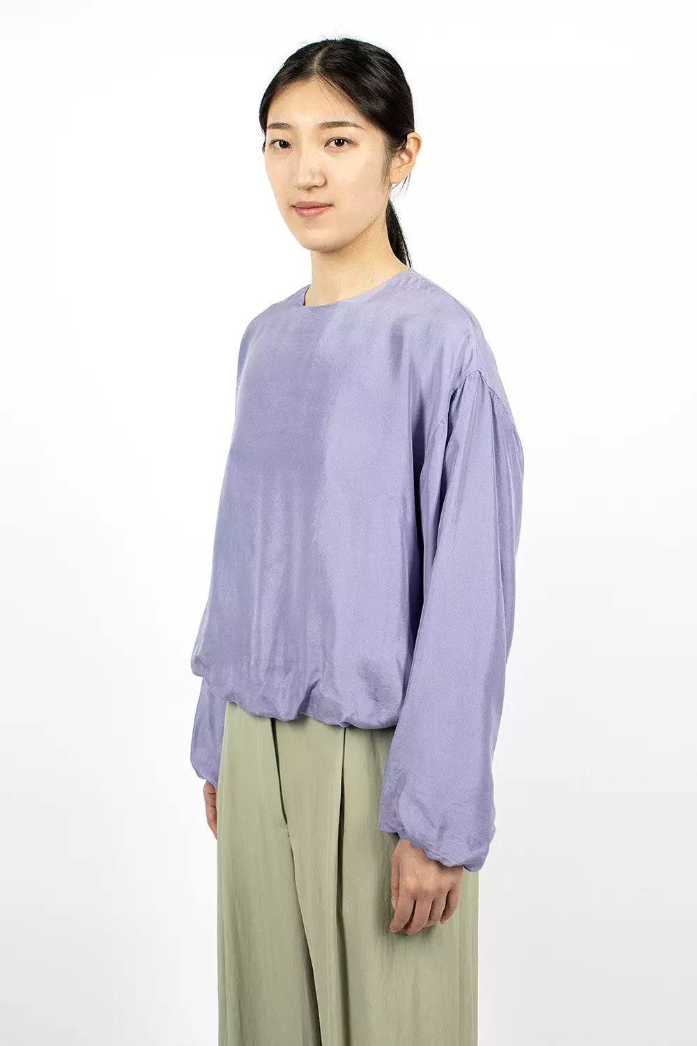 Silk Blouse Lavender