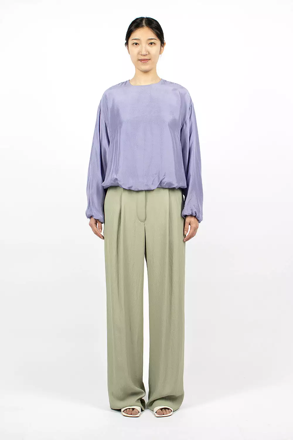 Silk Blouse Lavender