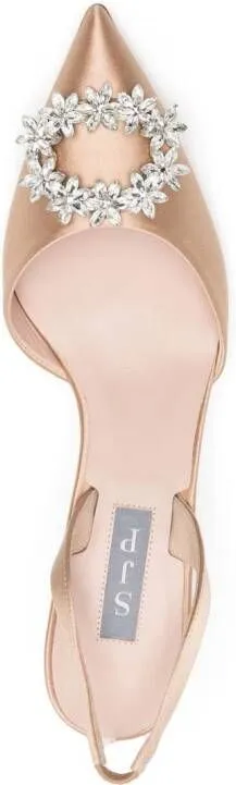 SJP by Sarah Jessica Parker Edith crystal-embellished 70mm sandals Gold