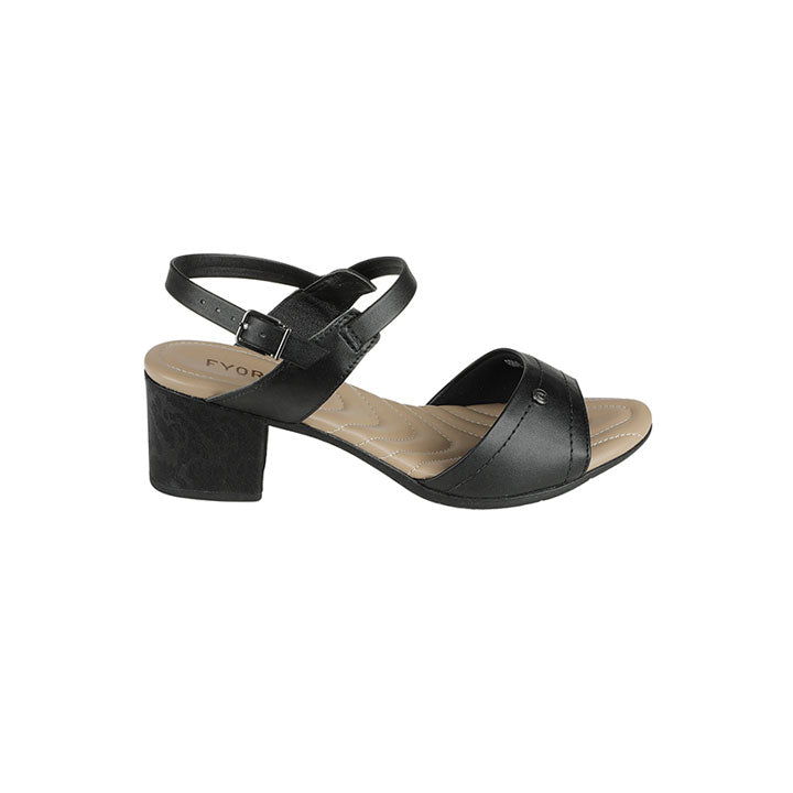 Sling Back Block Heeled Sandal BRM 011