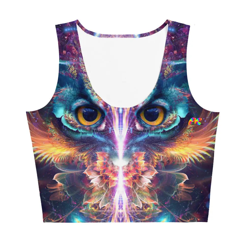 Spiritual Owl Crop Top