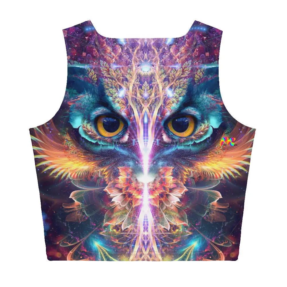 Spiritual Owl Crop Top