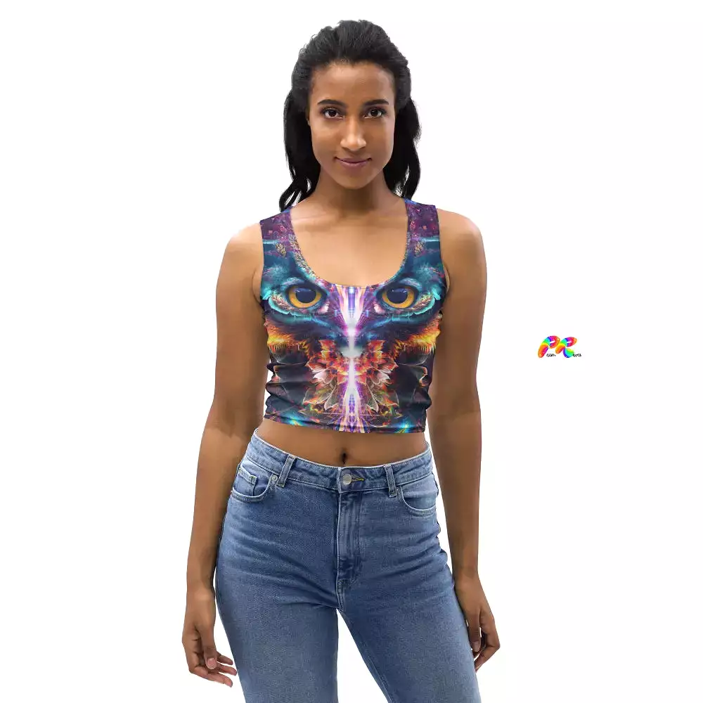 Spiritual Owl Crop Top