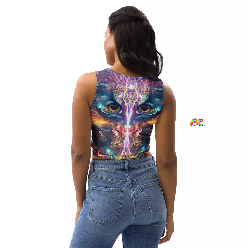 Spiritual Owl Crop Top