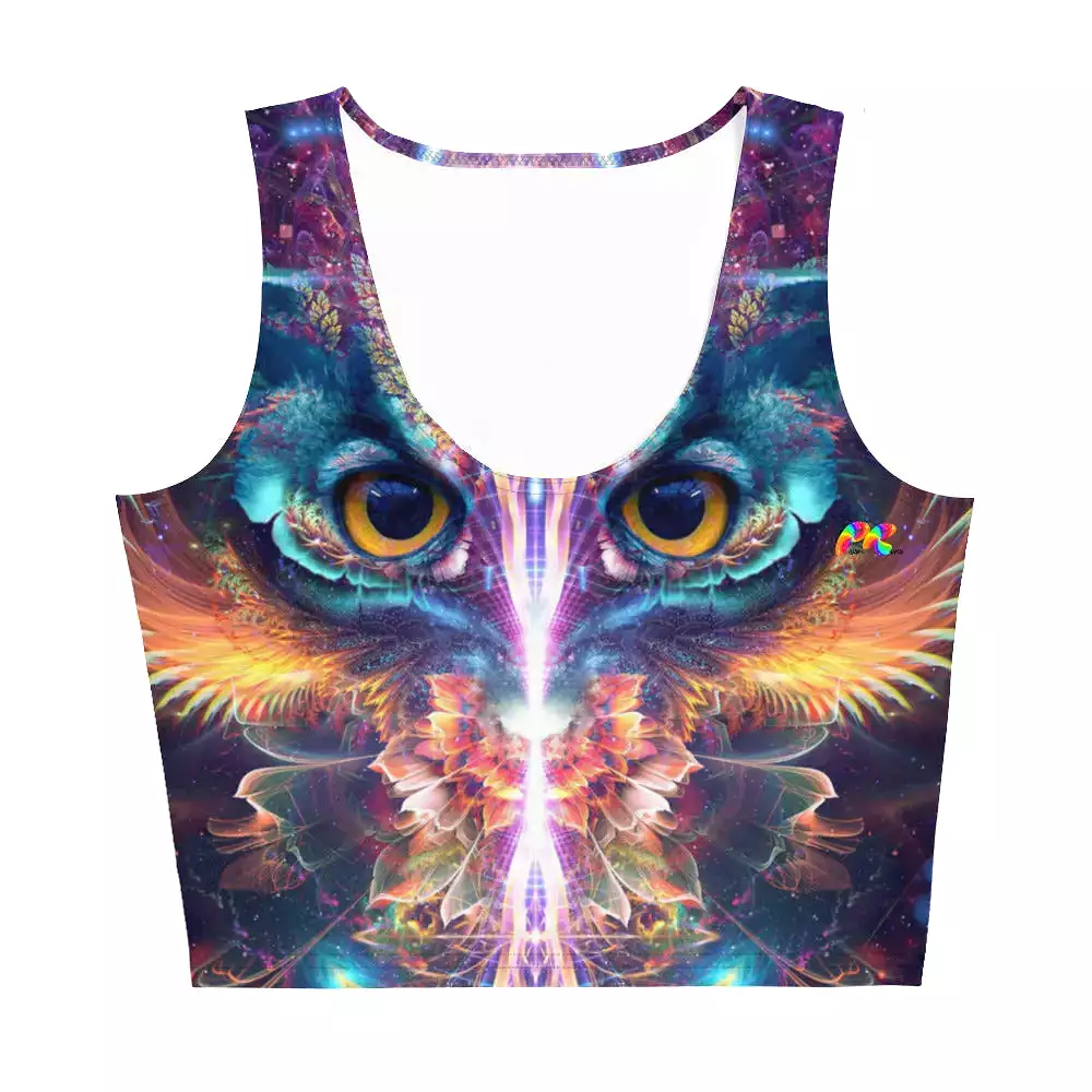 Spiritual Owl Crop Top