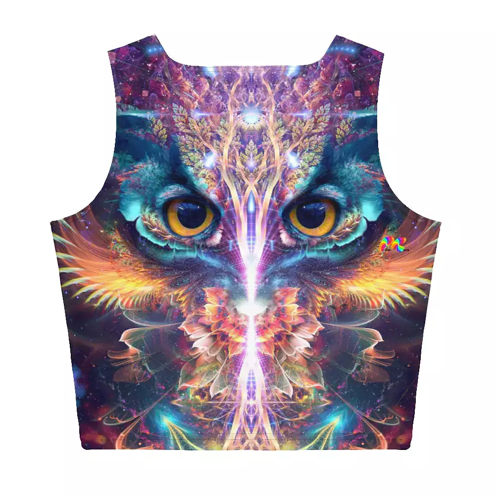 Spiritual Owl Crop Top