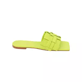 Square Toe Weaved Flat Sandal BDV 060