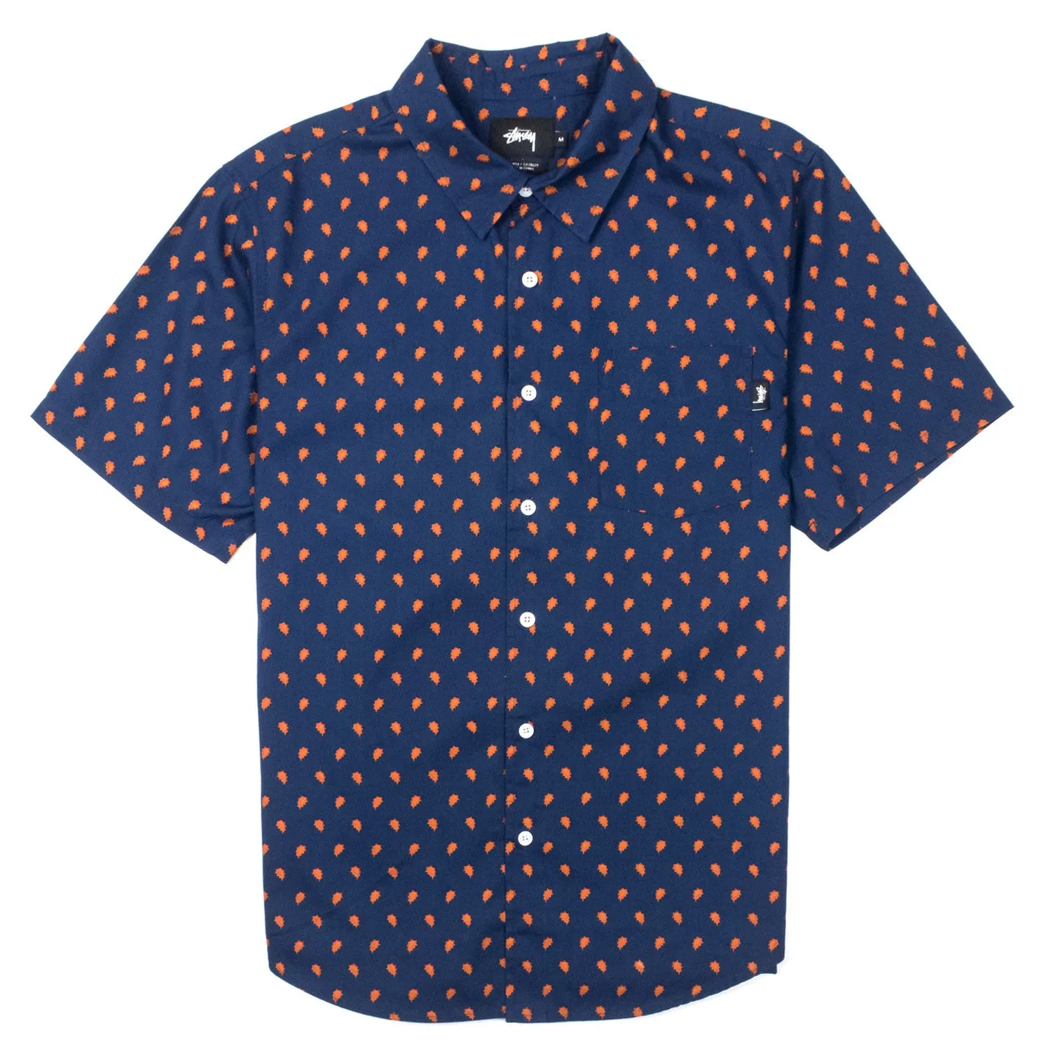 Stussy - Mini Paisley Shirt - Navy