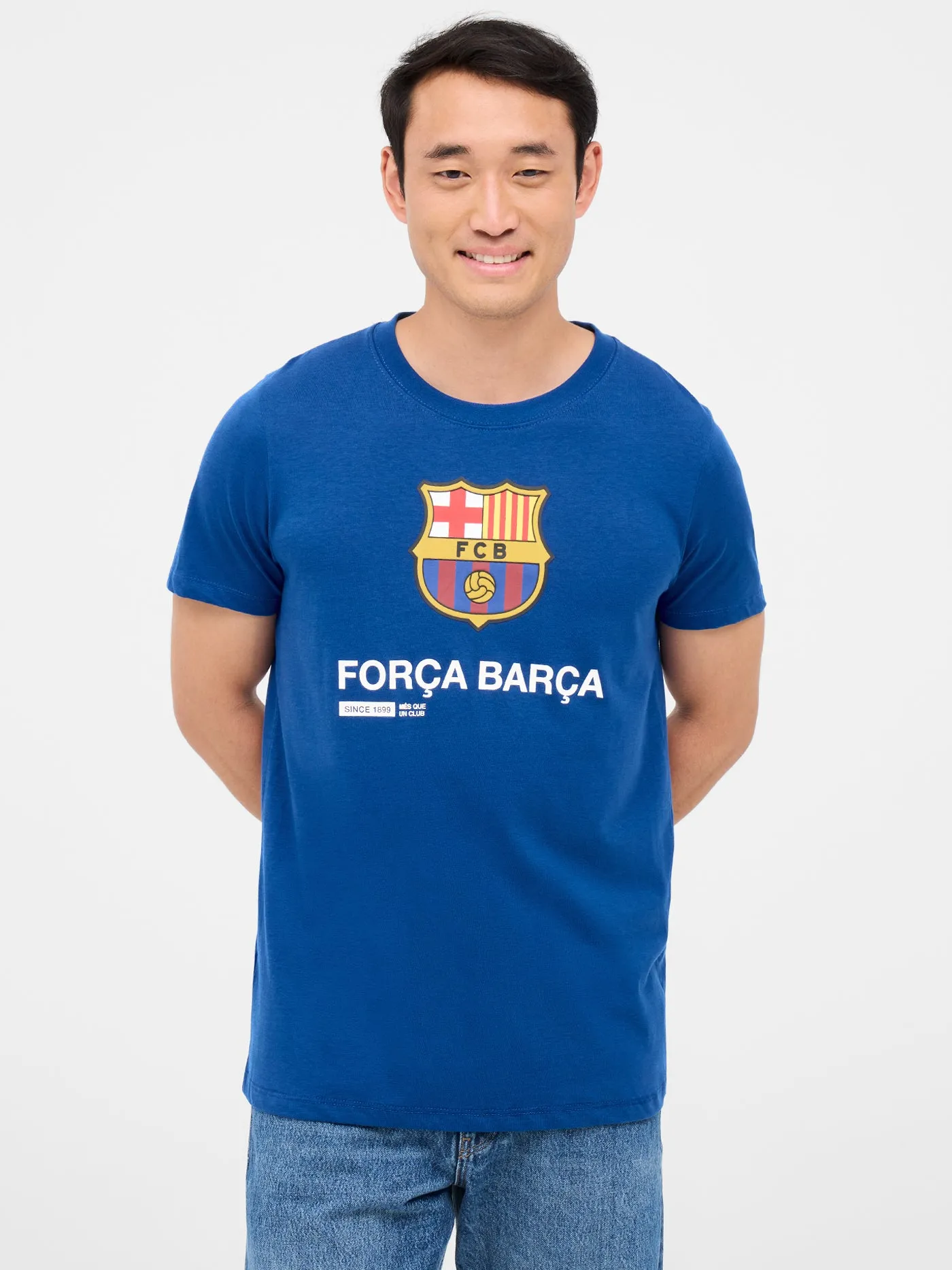 T-shirt blue Fora Bara