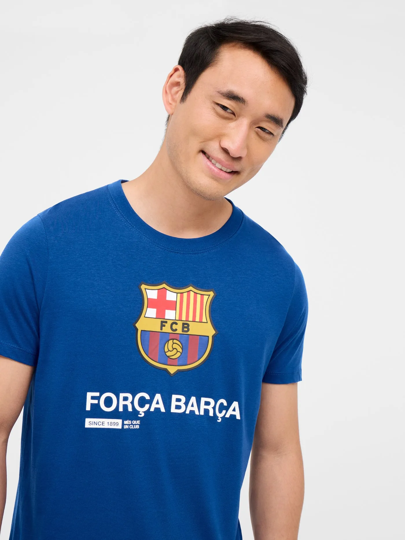 T-shirt blue Fora Bara