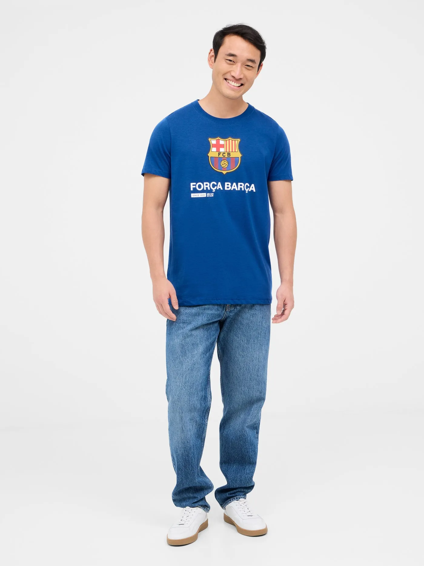 T-shirt blue Fora Bara