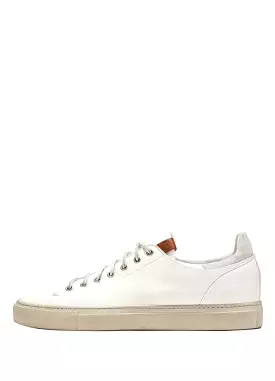 Tanino Sneakers In Used Effect White Leather B8850VARB-UG