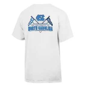 Tar Heels Spirit T-Shirt by Comfort Wash in White