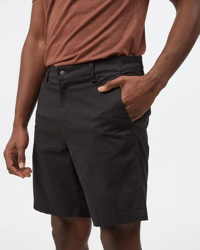 Tentree Men's Twill Latitude Shorts in Meteorite Black