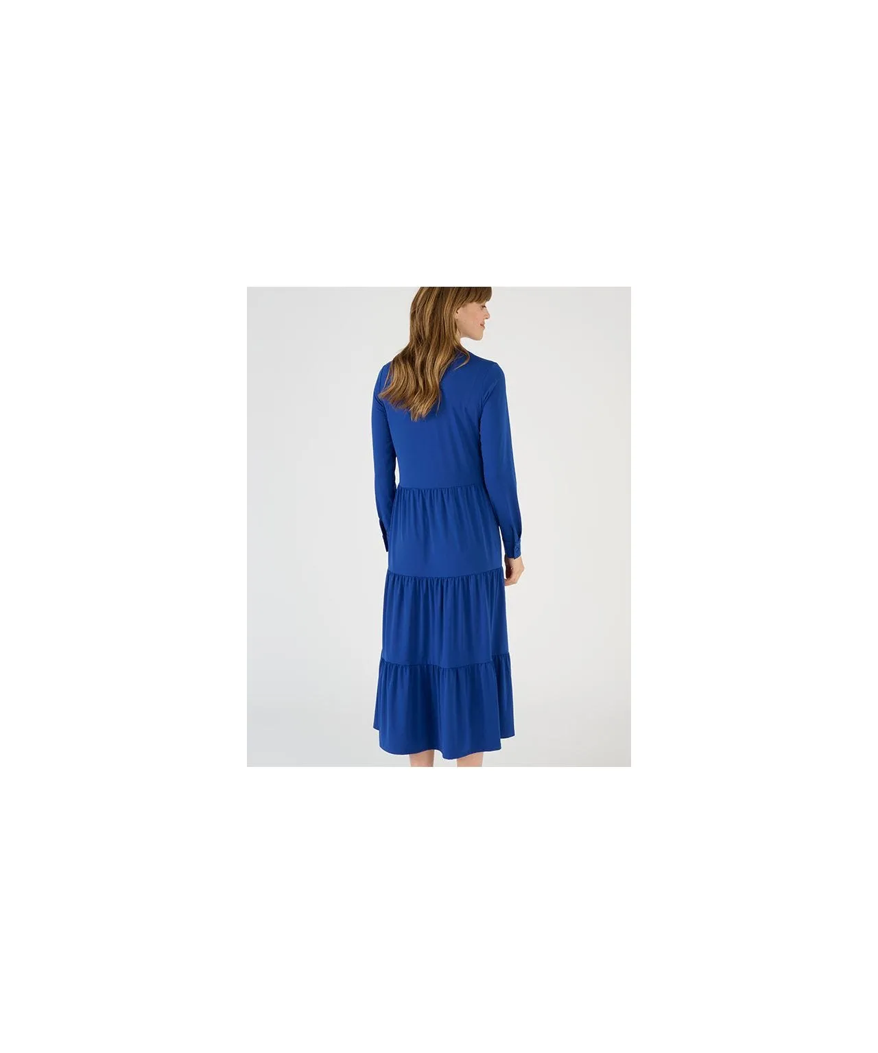 Tiered  Stretch Jersey Dress