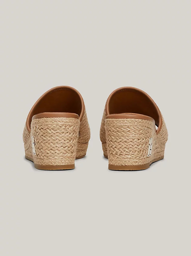 TOMMY HILFIGER  Wedge Espadrille Mule Sandals