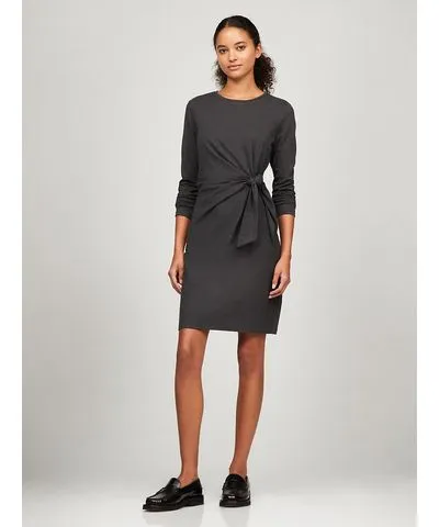 Tommy Hilfiger Women's Long-Sleeve Knotted Stretch Dress