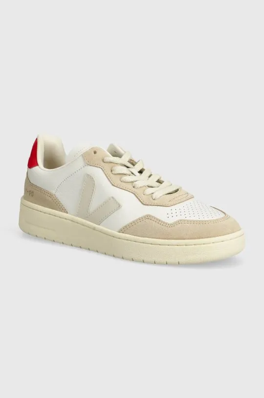 Veja leather sneakers V-90 beige color VD2003459