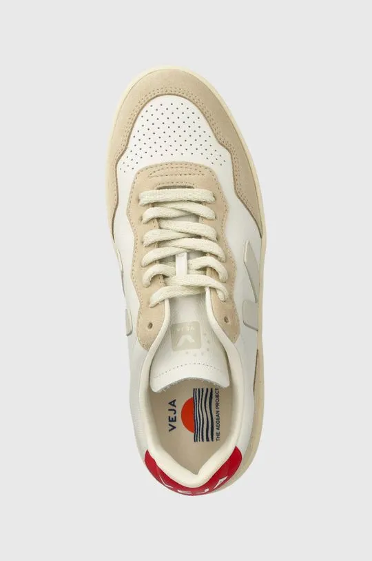 Veja leather sneakers V-90 beige color VD2003459