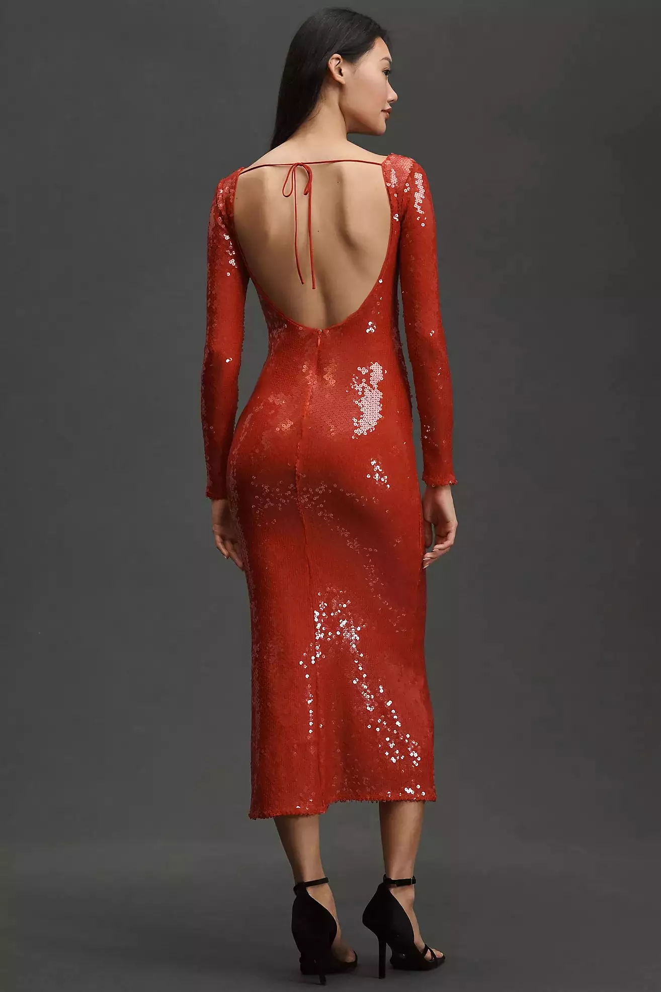 VERONA RED SEQUIN DRESS