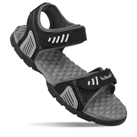 Walkaroo Men Sandal  - WC4409 Black Grey