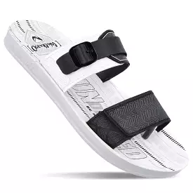 Walkaroo Men Sandal  - WG5546 White Black