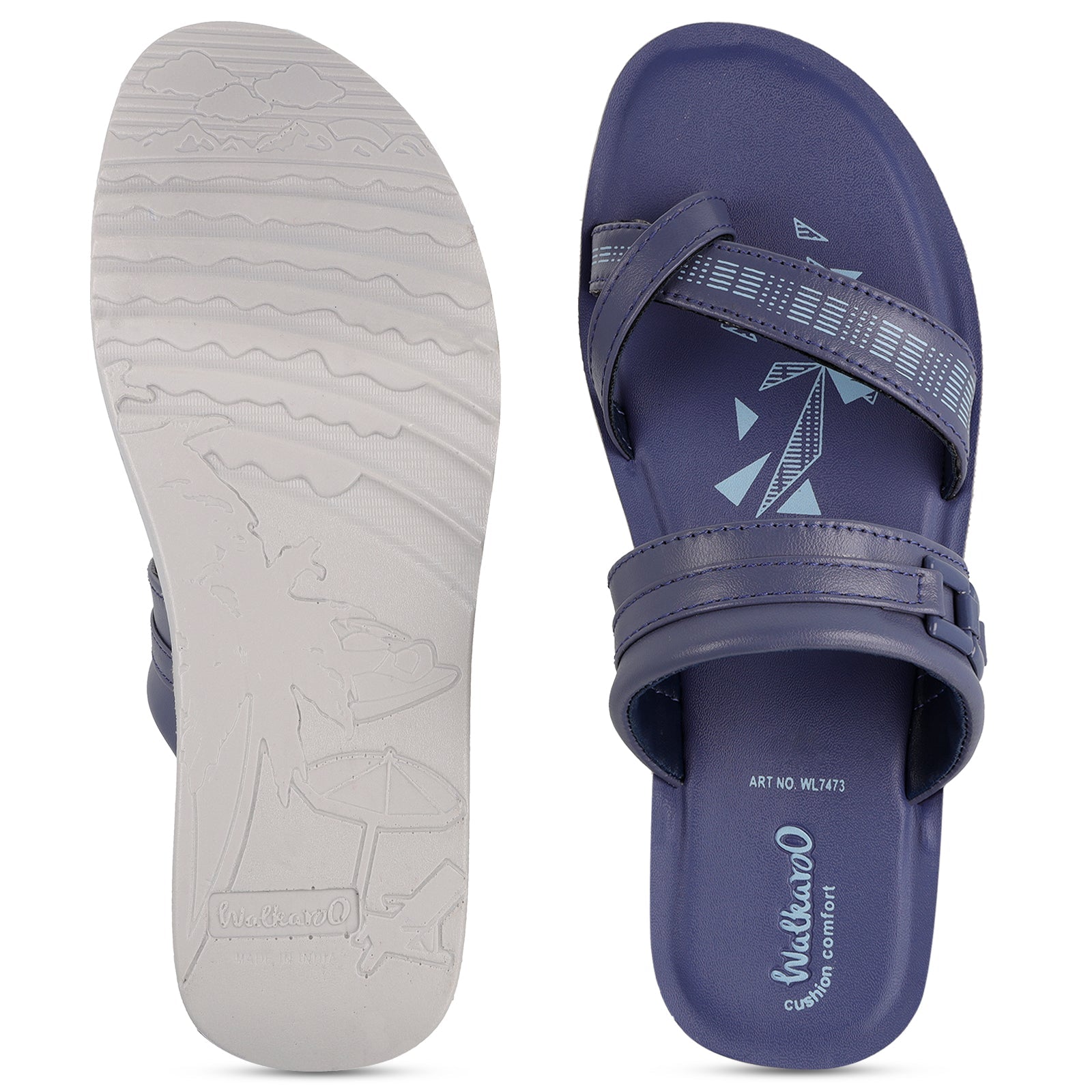 Walkaroo Womens Sandal  - WL7473 Blue