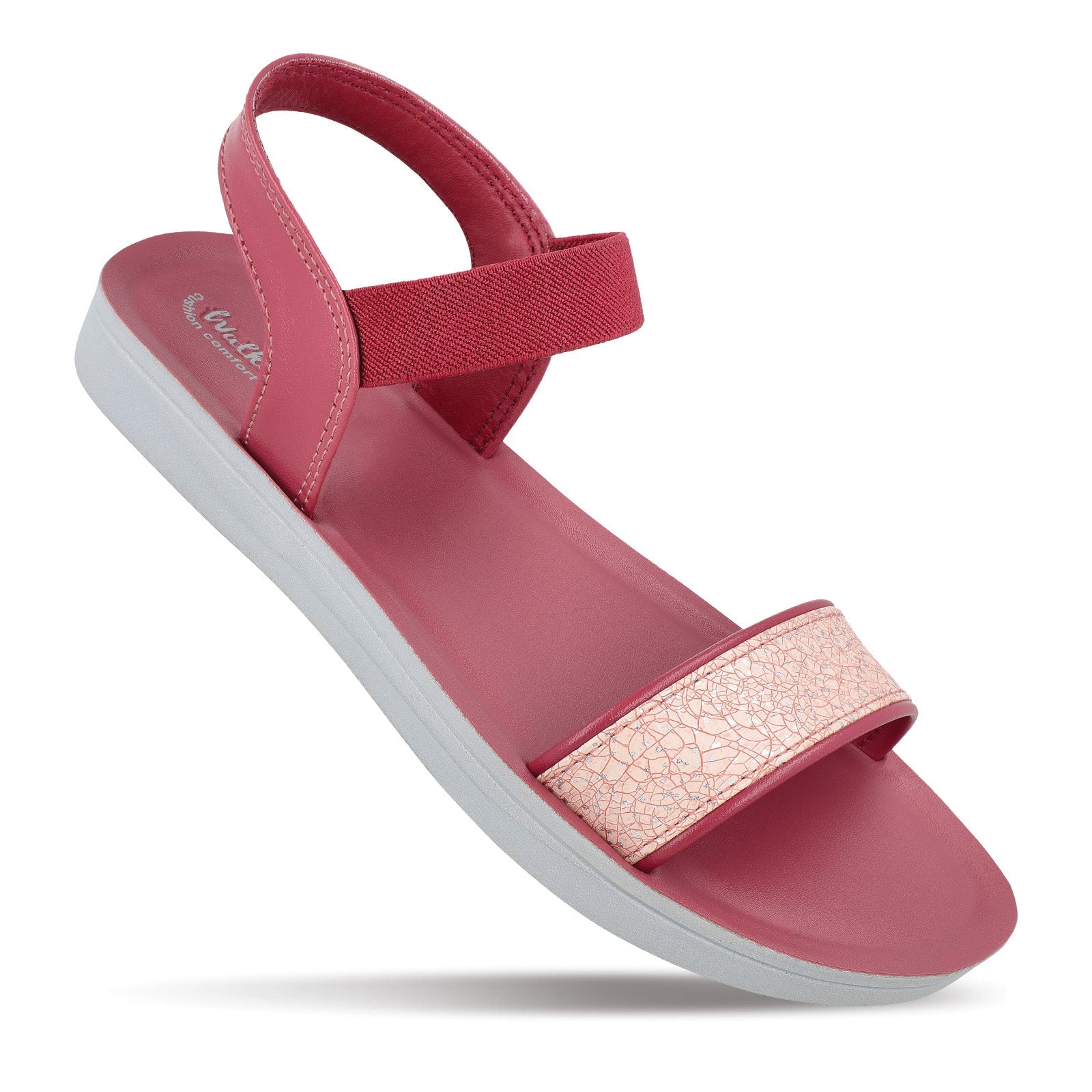 Walkaroo Womens Sandal  - WL7828 Peach