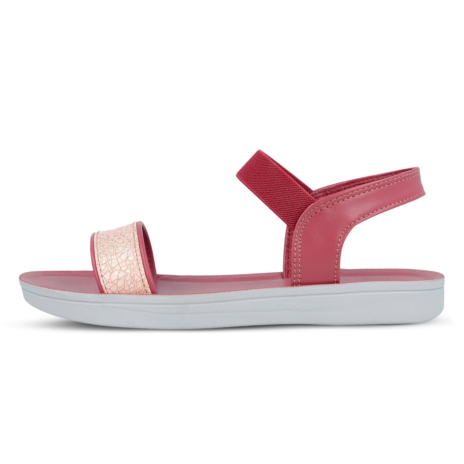 Walkaroo Womens Sandal  - WL7828 Peach