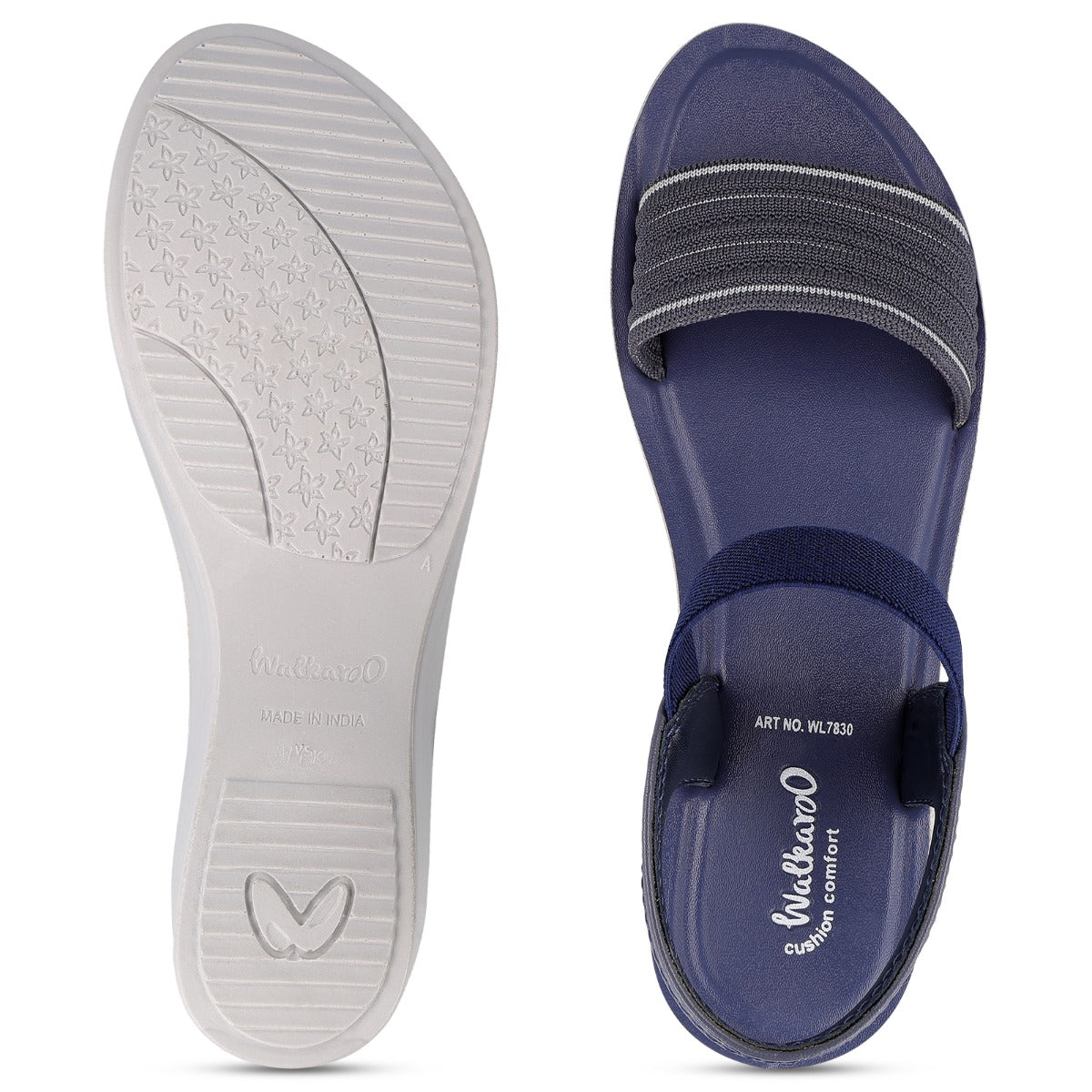 Walkaroo Womens Sandal  - WL7830 Blue