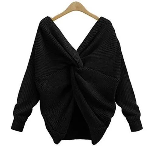 Women's Long Sleeve Sweaters & Cardigans Casual Elegant Solid Color