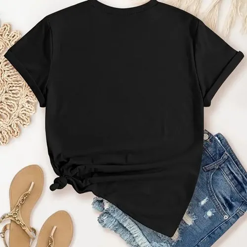 Women's T-shirt Short Sleeve T-Shirts Streetwear Letter